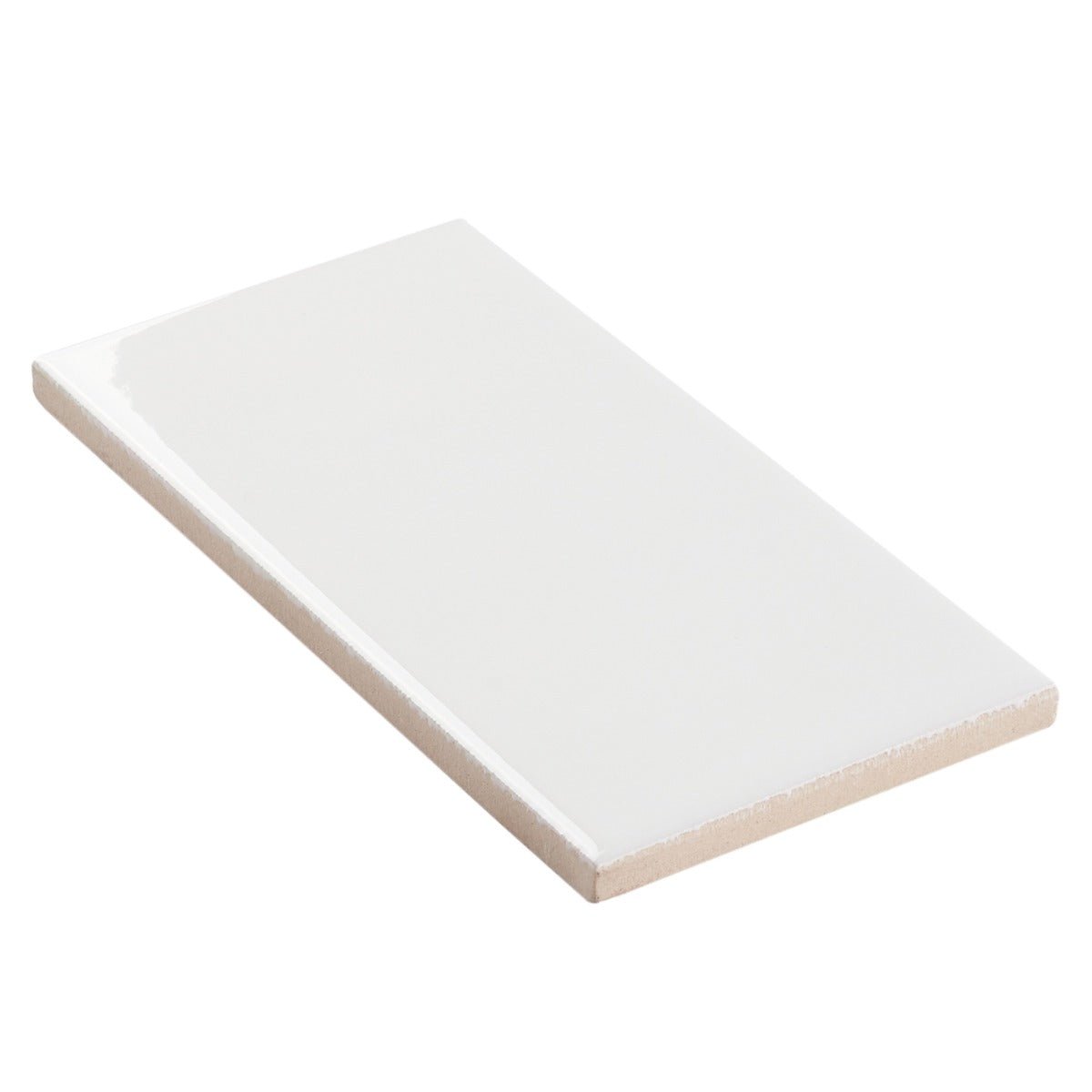 Park Hill White 3x6 Polished Porcelain Subway Tile - Durable & Stylish