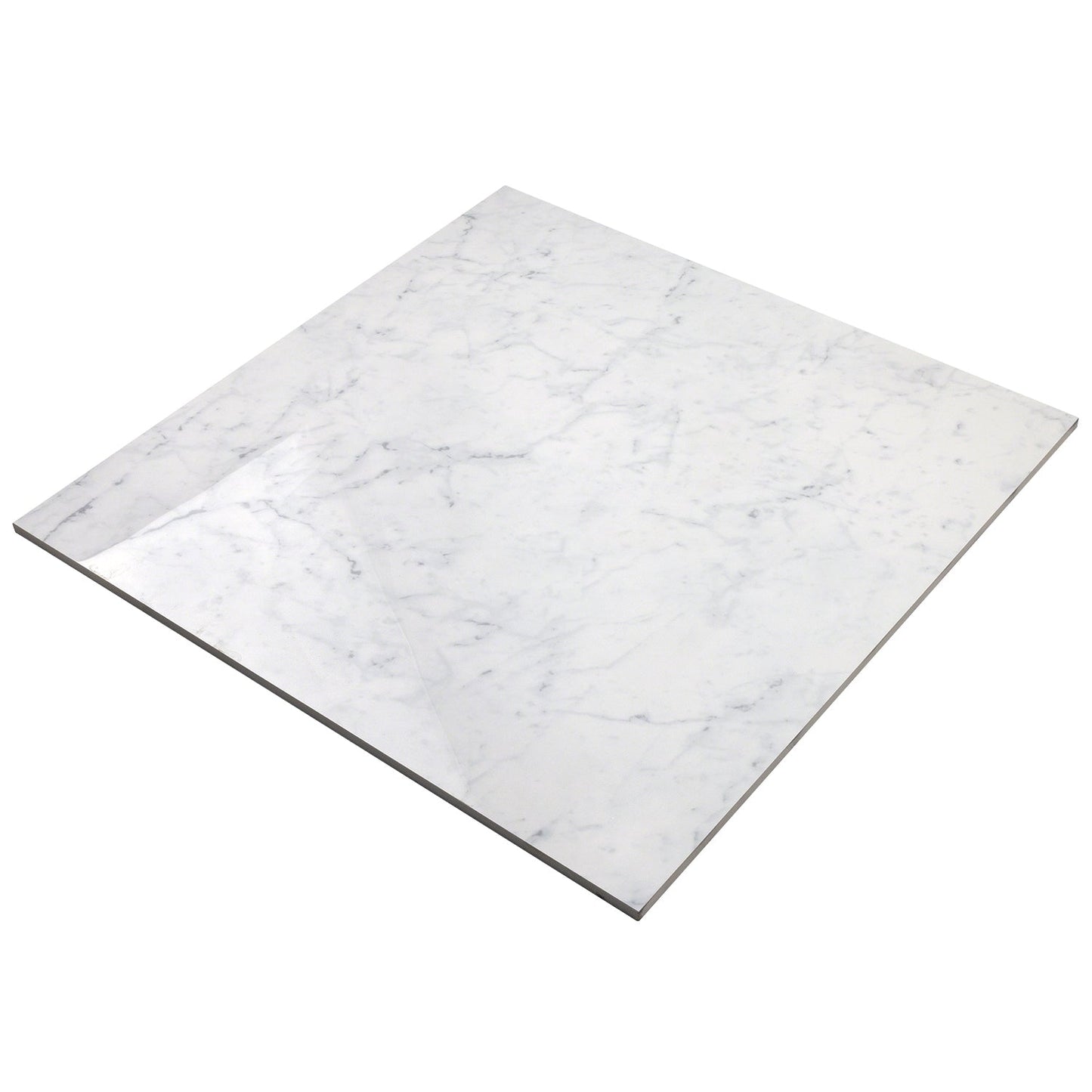 Lux Tile Marble Tech Bianco Gioia 24x24 Polished Porcelain Tile