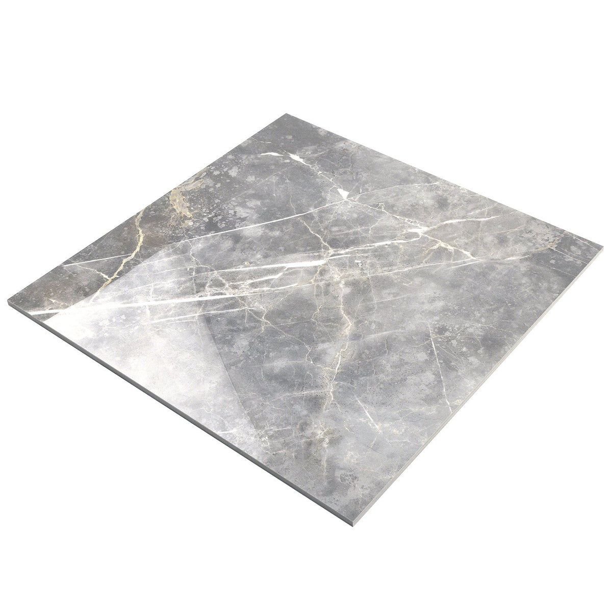 Marble Tech Grigio Imperiale Gray 24x24 Polished Porcelain Tile