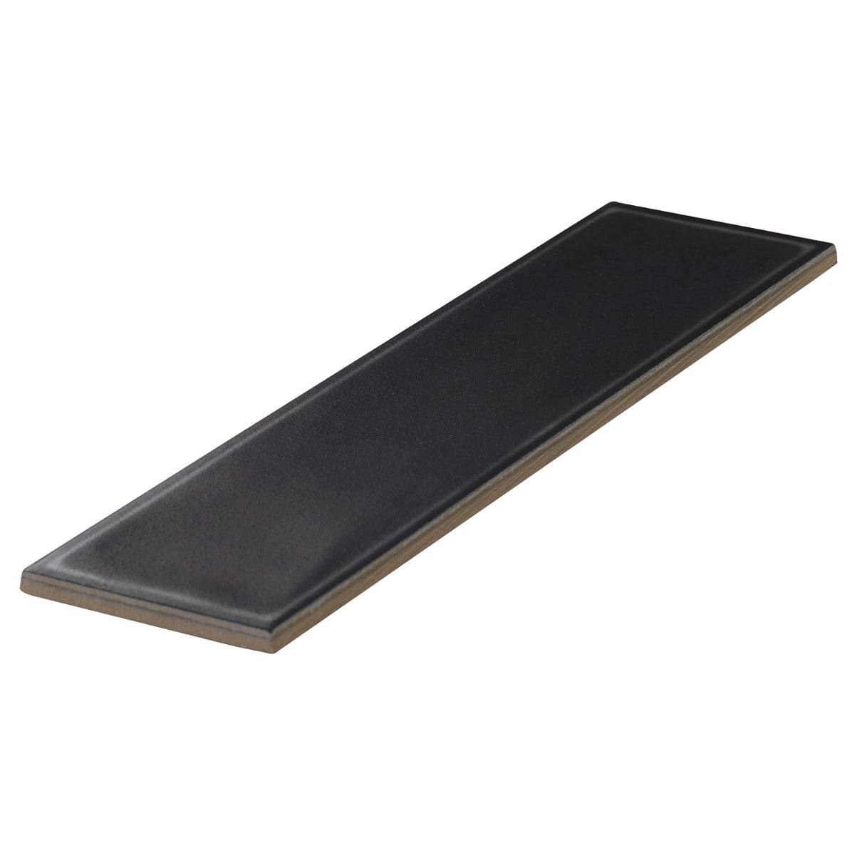 Stacy Garcia Artblock Nero Black 4x16 Matte Porcelain Tile