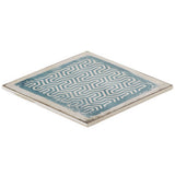 Los Lunas Deco Blue 8x8 Matte Porcelain Tile - Lux Tile