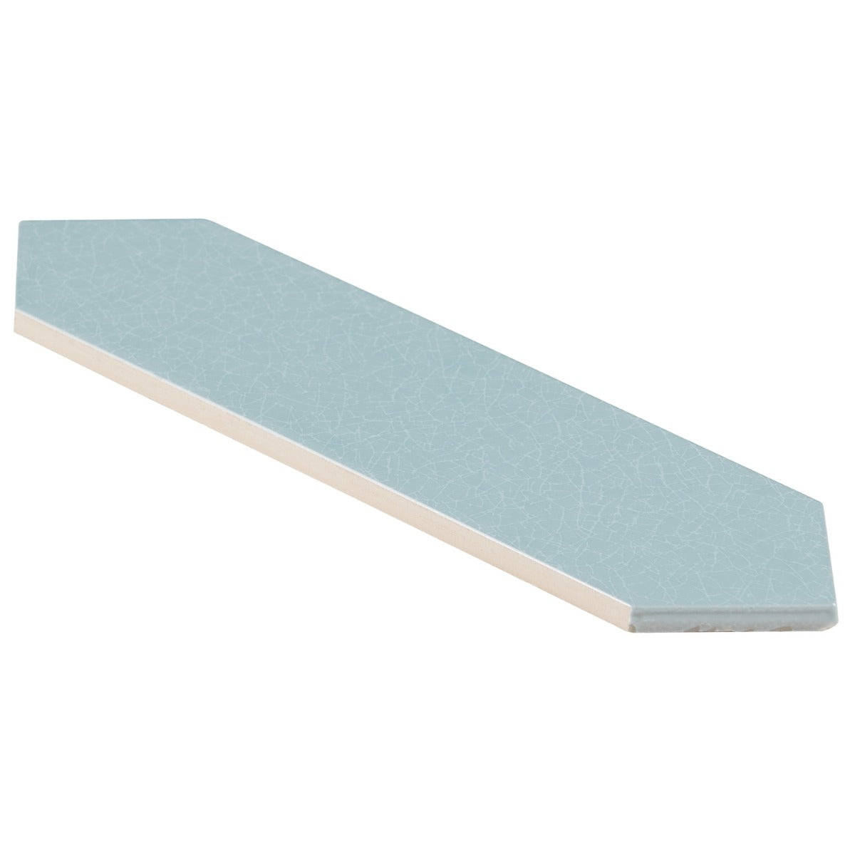Tehama Crackled Blue 3x12 Ceramic Tile - Lux Tile