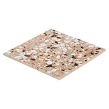 Tilebar Chips Macro Terracotta Coral Orange 8x8 Matte Porcelain Tile