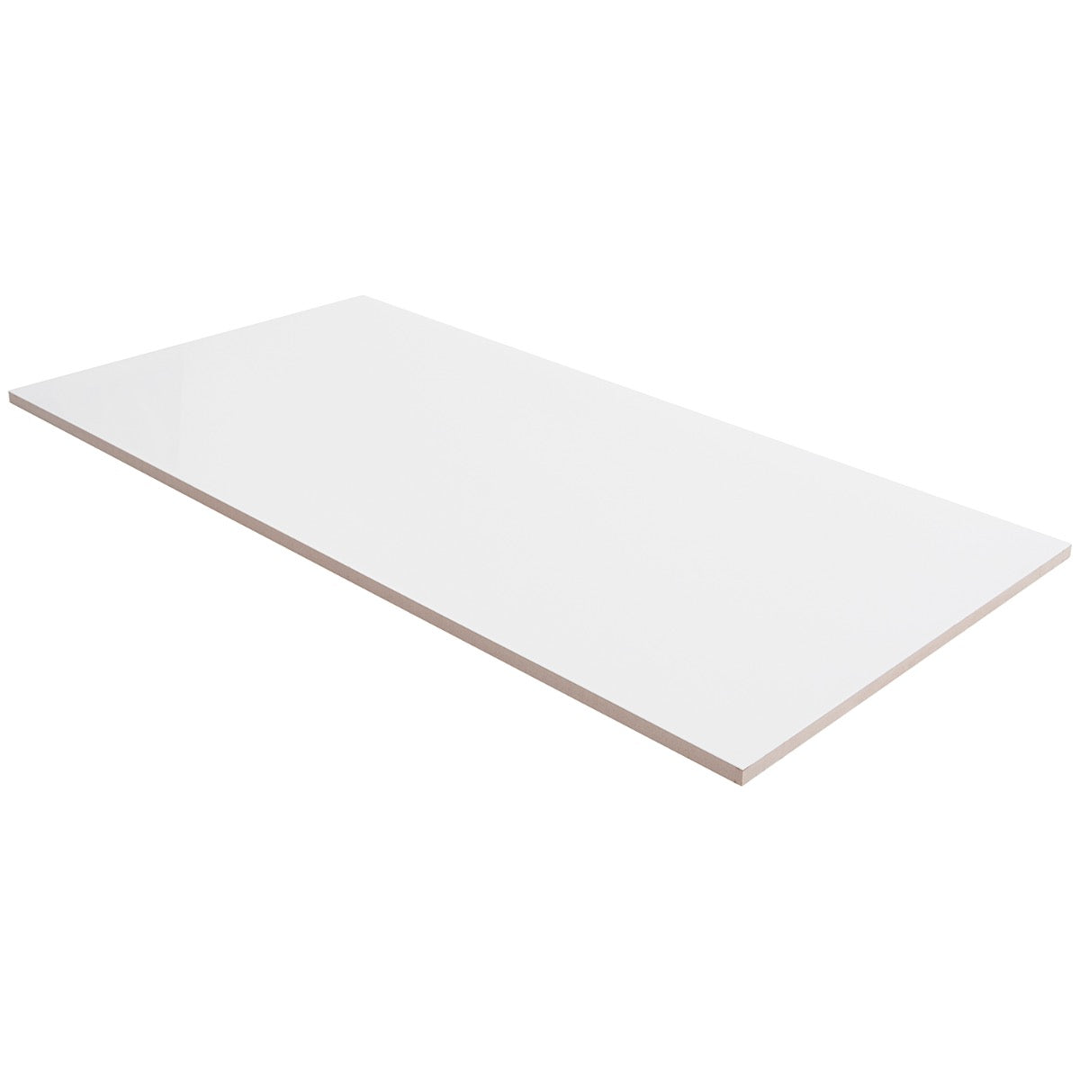Lux Tile Basic White 12x24 Polished Ceramic Wall Tile