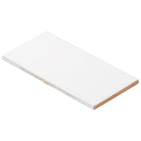 Basic White 3x6 Polished Ceramic Subway Tile for Bathroom and Kitchen Walls