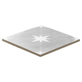 Tau Gris Gray 9x9 Matte Porcelain Tile - Lux Tile