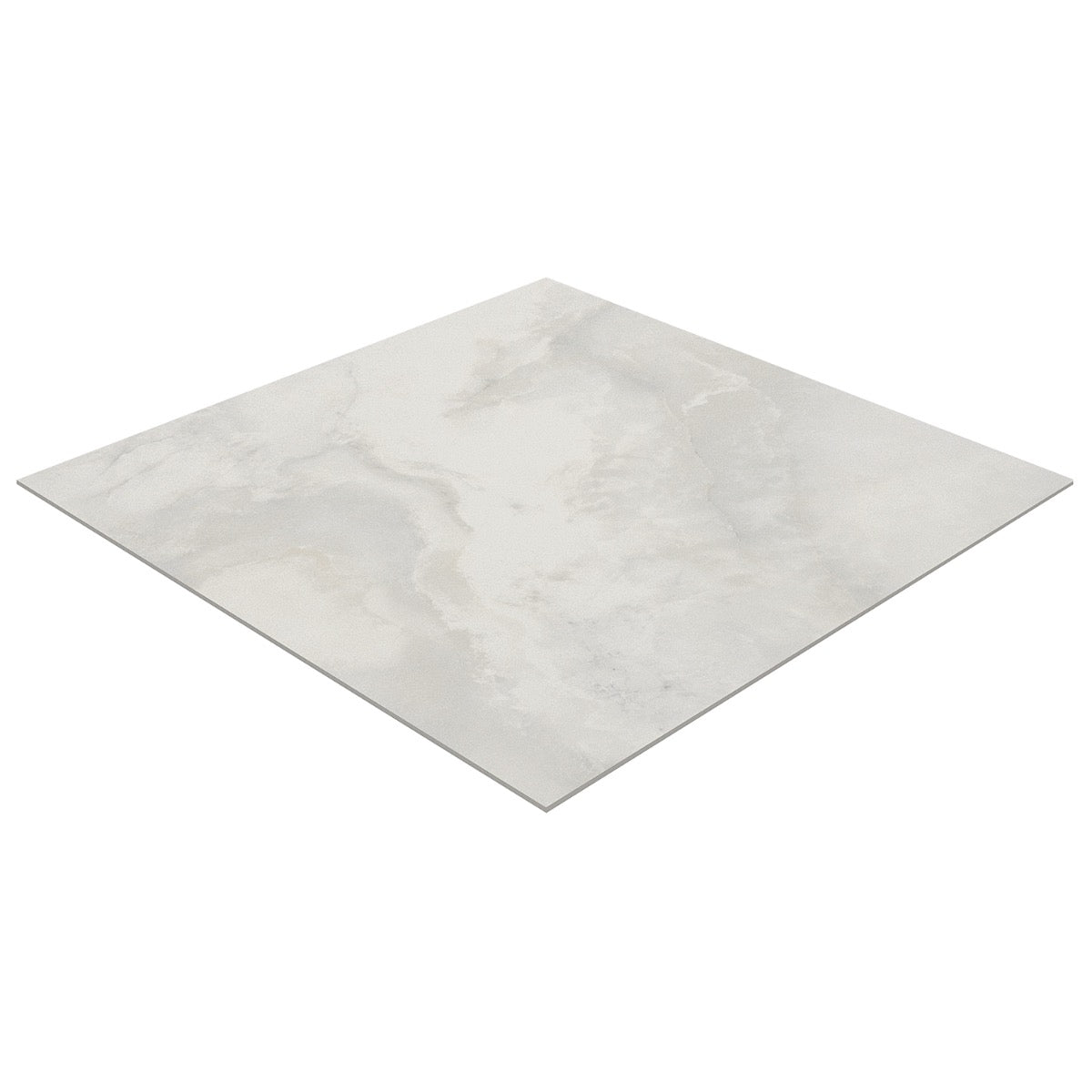 Jewel Onyx White 48x48 Polished Porcelain Tile by Lux Tile