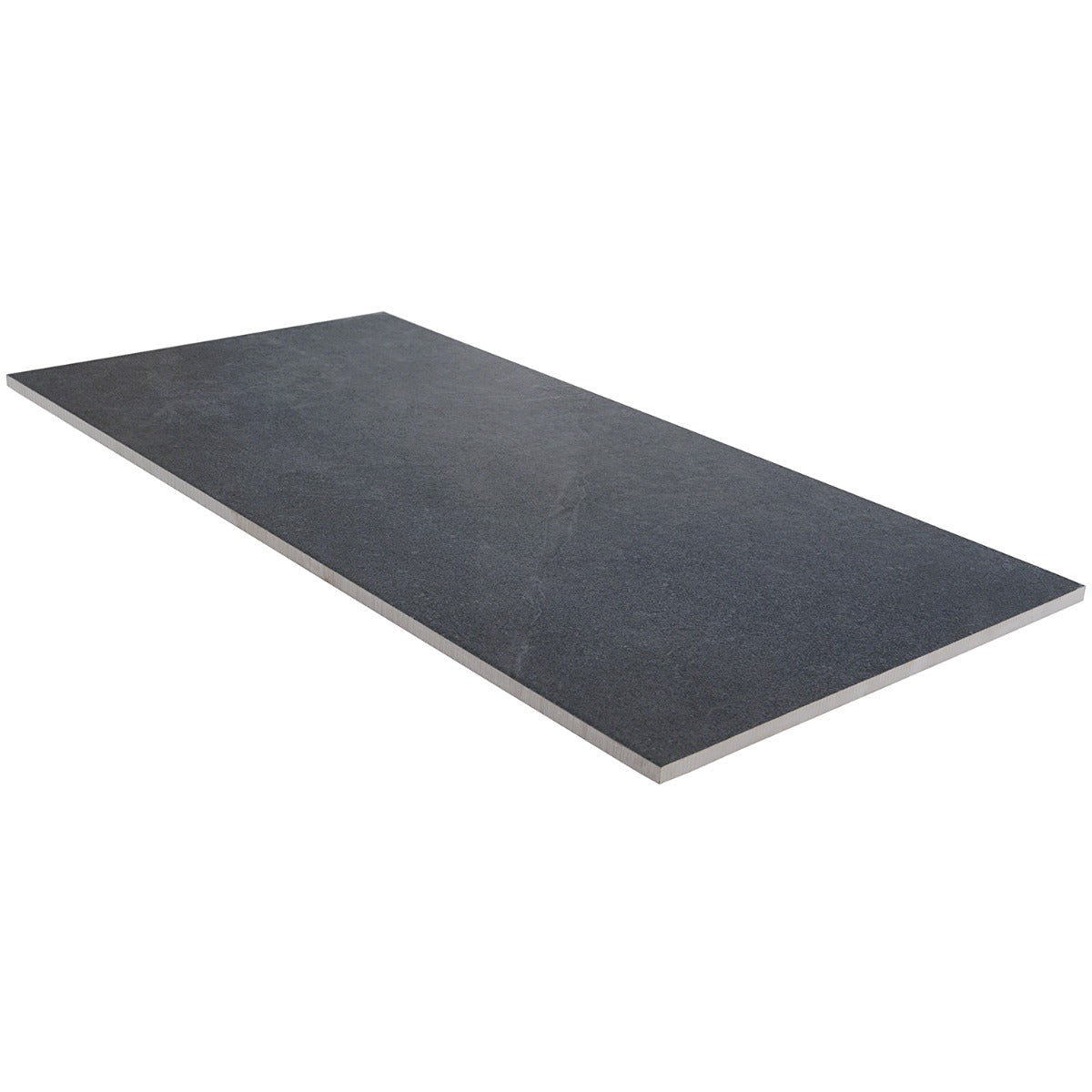 Fordham Nero Black Matte Porcelain Tile 12x24 - Durable Stone Look