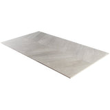Kenridge Chevron Gray 24x48 Matte Porcelain Tile - Lux Tile