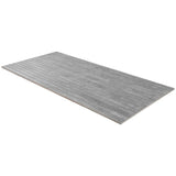 Lune Ribbon Gray 24x48 Matte Fluted Porcelain Tile - Lux Tile