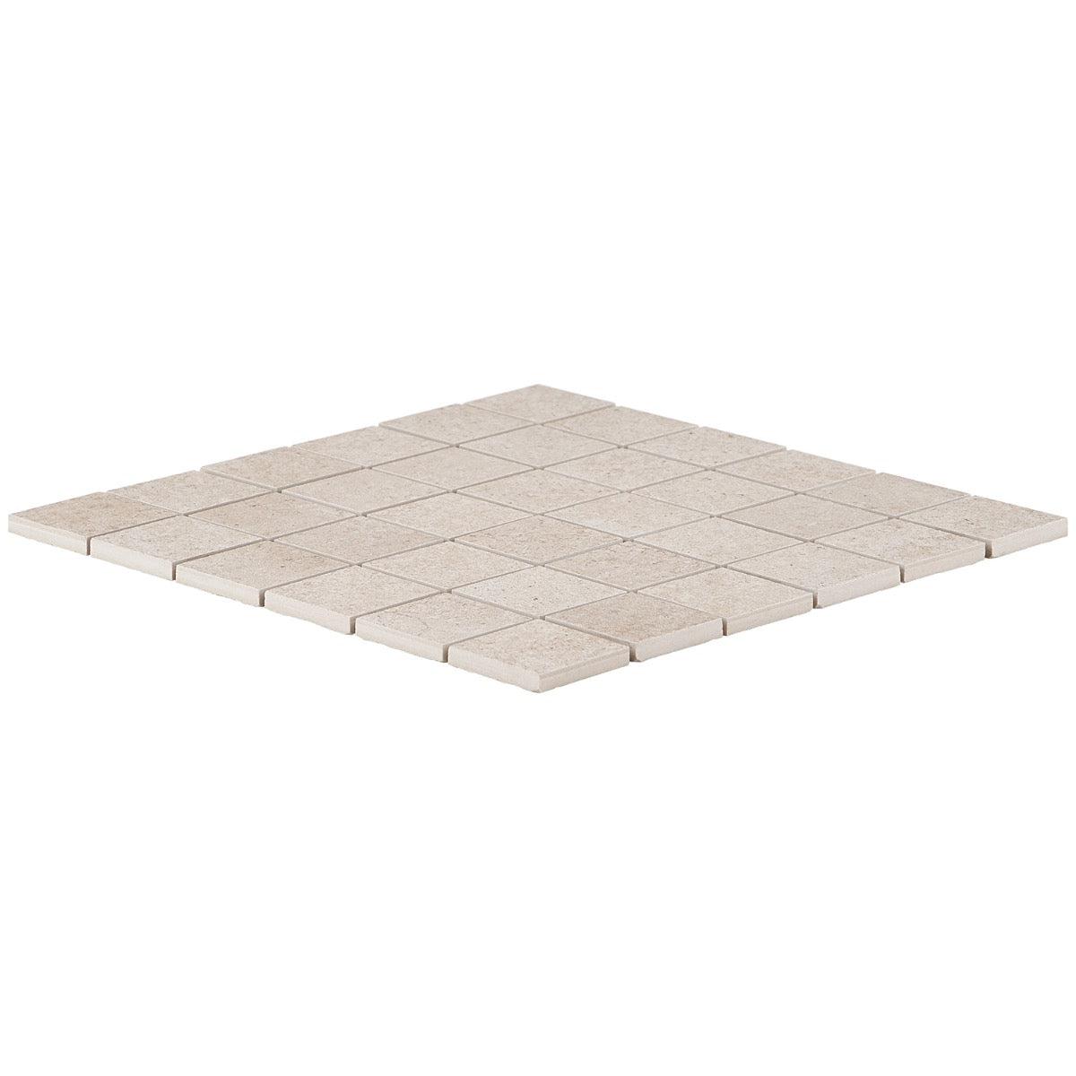Bronx Sand Beige 2x2 Matte Porcelain Mosaic Tile - Durable and Stylish