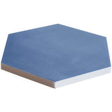 HexArt Azul Blue 8" Hexagon Matte Porcelain Tile - Lux Tile