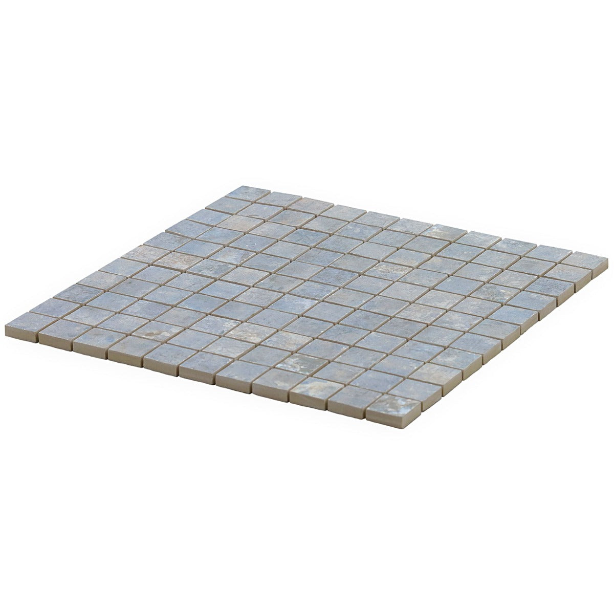 Tilebar Portrait Ocean Blue 1x1 Matte Porcelain Mosaic Tile