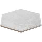 Lux Tile Terra Pompeii Blanco 8" Hexagon Matte Porcelain Tile