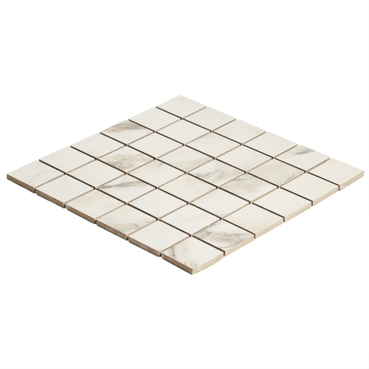 DreamStone Calacatta Rustico 2x2 Matte Porcelain Mosaic Tile