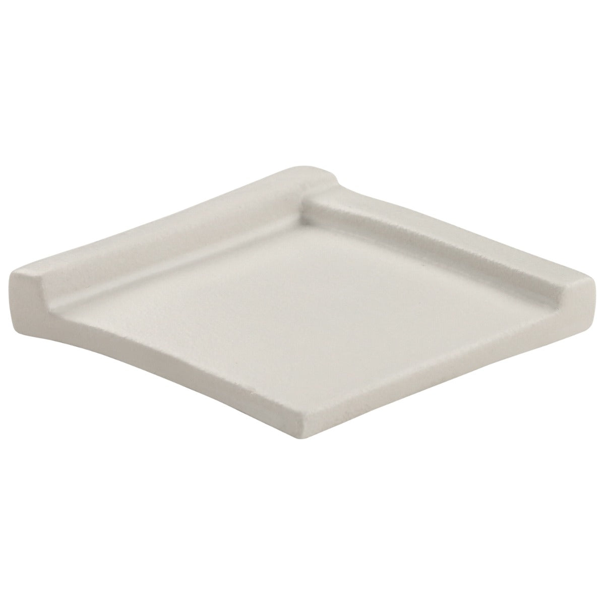 Roller Cross White 4x4 Handmade Matte Ceramic Tile - Lux Tile