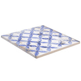 Lenox Charm Blue 8x8 Matte Porcelain Tile for Walls and Floors