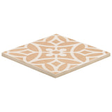 Saltillo Flora Terracotta 9x9 Matte Porcelain Tile - Lux Tile