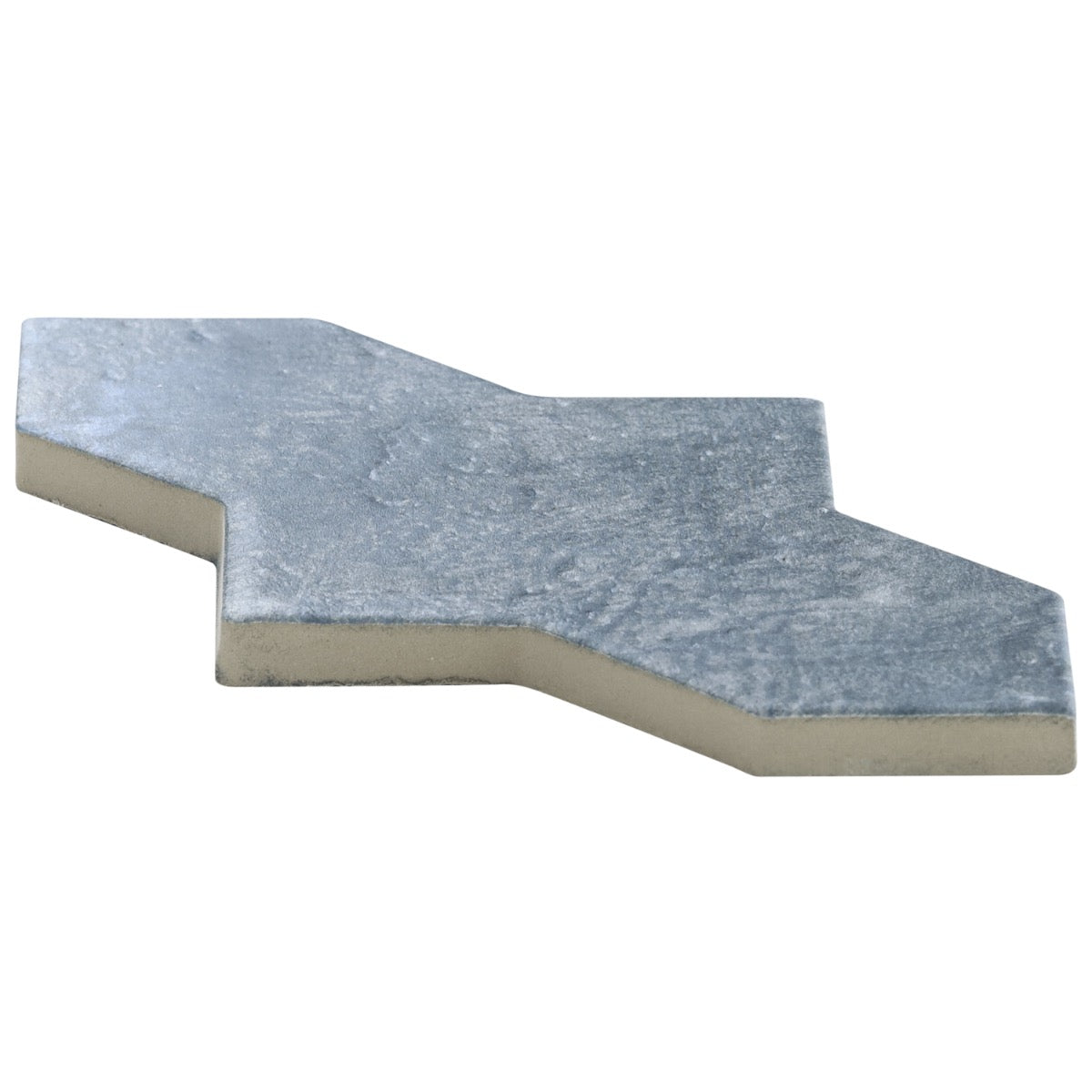 Lux Tile Parma Cruz Denim Blue 5x8 Terracotta Look Matte Porcelain Tile