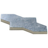 Lux Tile Parma Cruz Denim Blue 5x8 Terracotta Look Matte Porcelain Tile