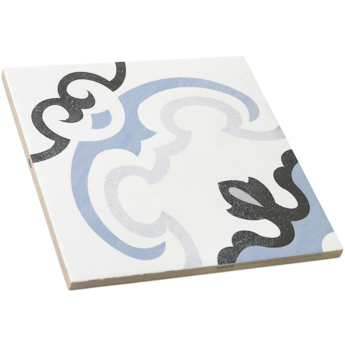 Bella Met Blue 9x9 Matte Porcelain Tile - Lux Tile