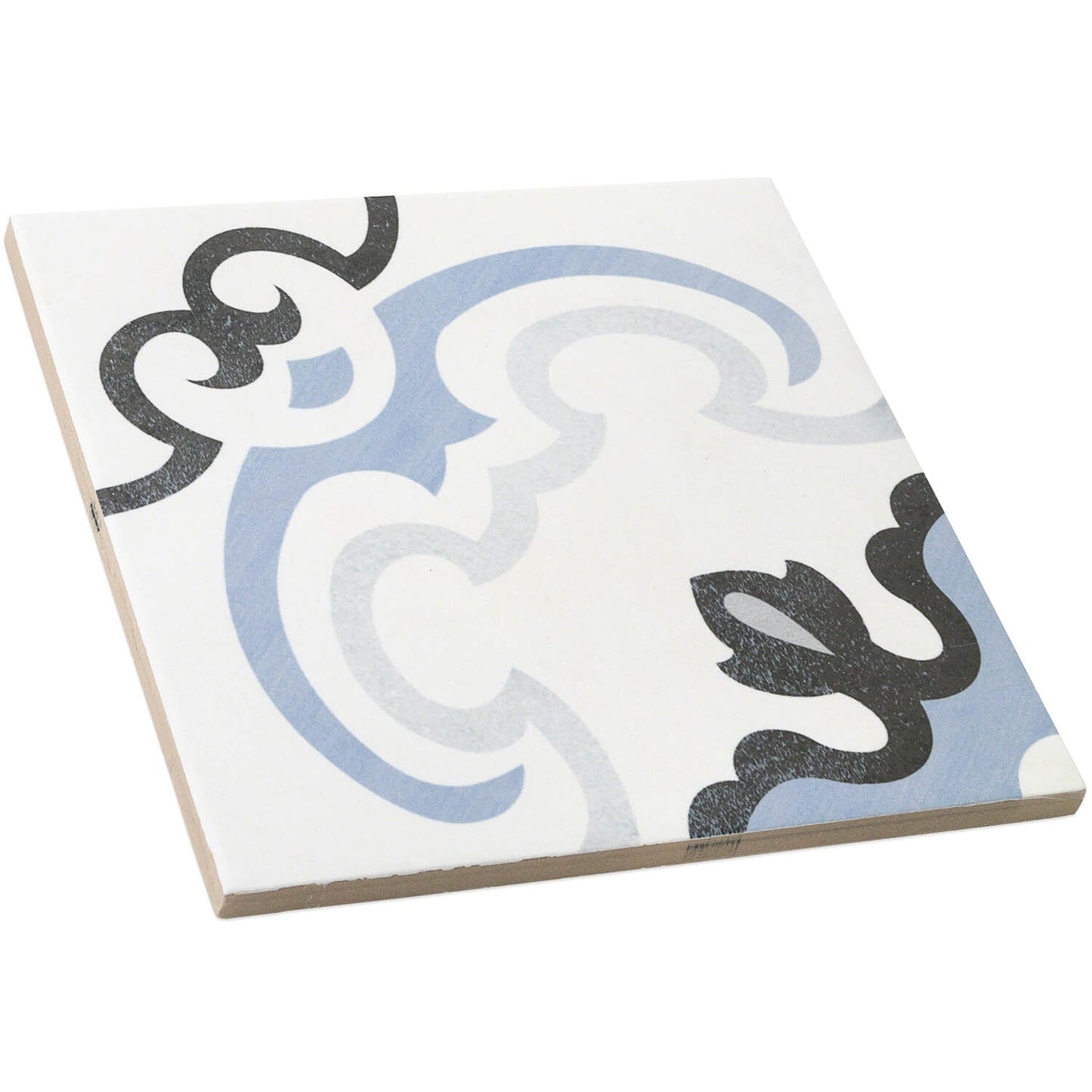 Bella Met Blue 9x9 Matte Porcelain Tile - Lux Tile