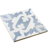 Bella Moma Blue 9x9 Matte Porcelain Tile by Lux Tile