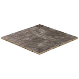 Santo Earth Brown 2x2 Matte Porcelain Mosaic Tile - Lux Tile