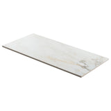 Lux Tile Calacatta Macchia White Gold 12x24 Marble Look Matte Porcelain Tile