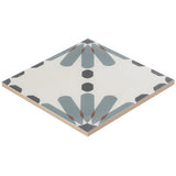 Lapaz Daisy Blue 9x9 Matte Porcelain Tile - Lux Tile