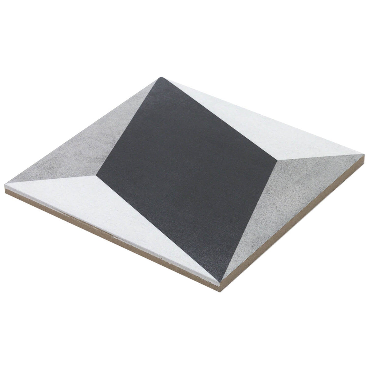 Cascais Block Gray 9x9 Matte Porcelain Tile by Lux Tile