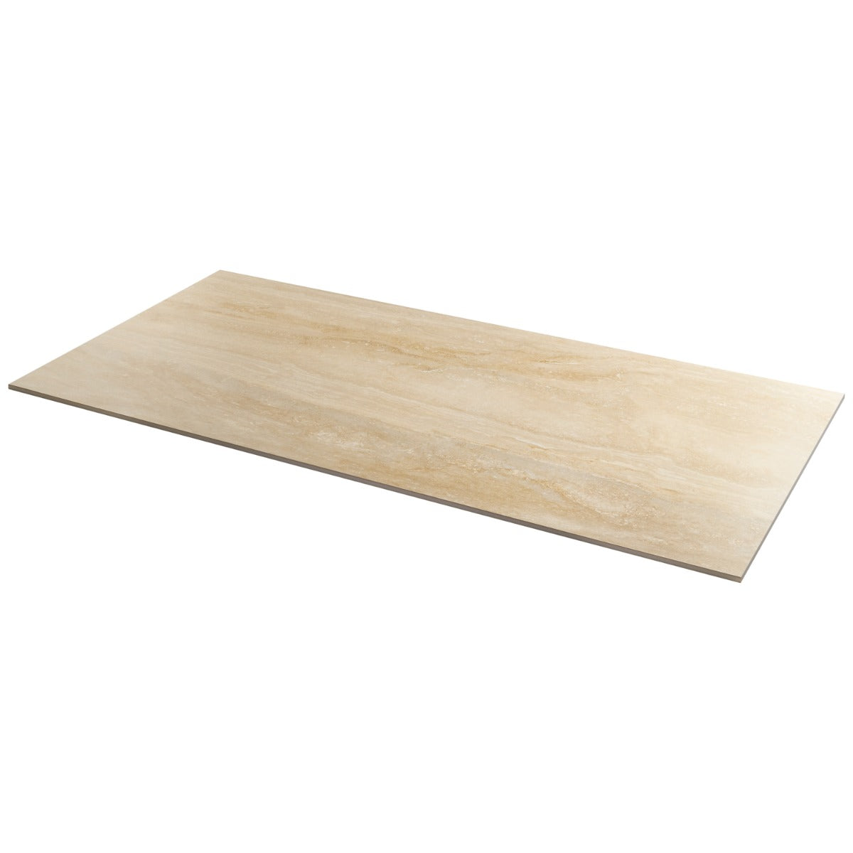 Lumar Travertino Crema Beige 24x48 Matte Porcelain Tile - Lux Tile