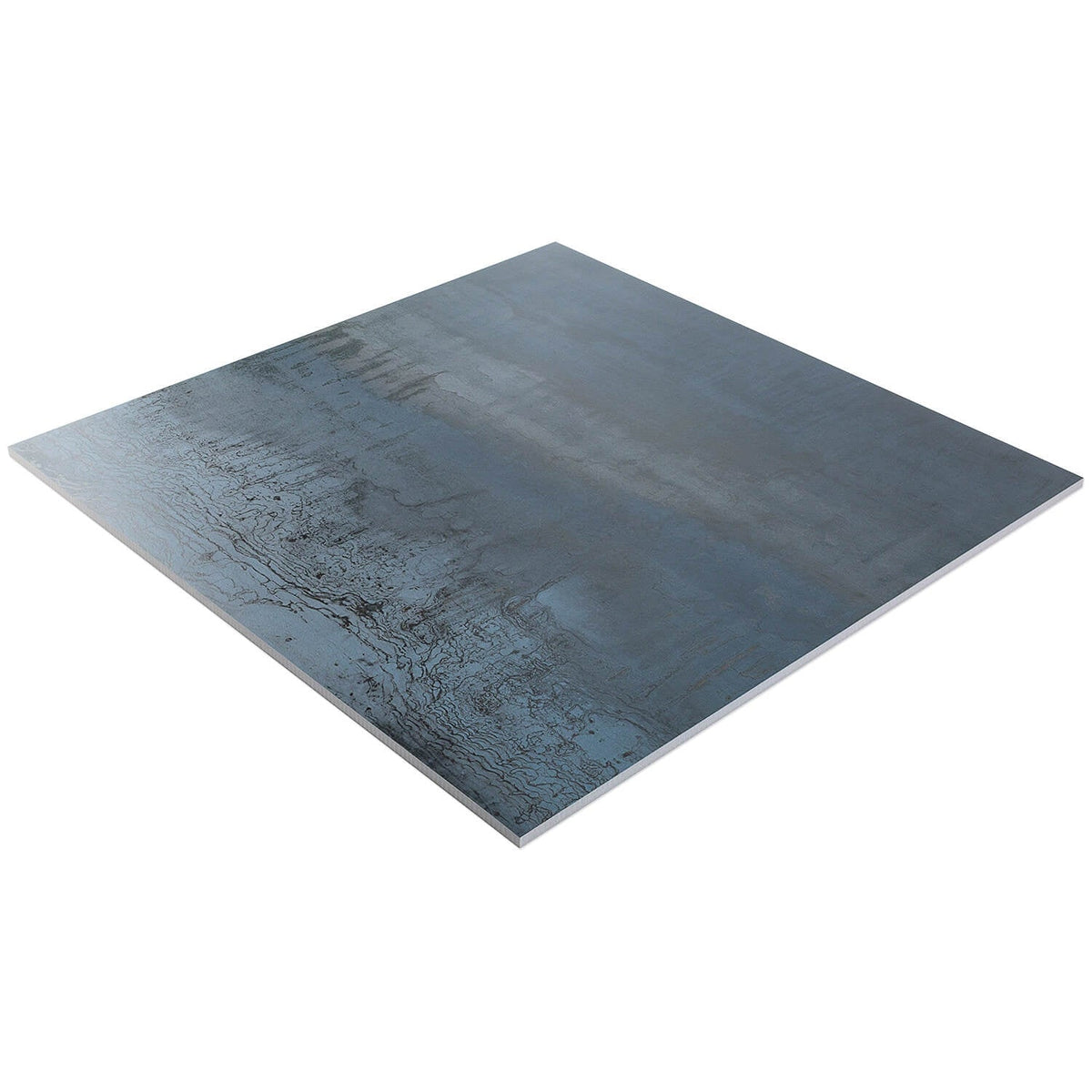 Angela Harris Metallic Blue Matte Porcelain Tile 24x24
