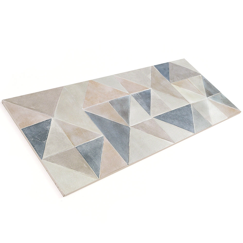 Instinct Murmur Karioca Multicolor 12x32 Textured Matte Ceramic Wall Tile