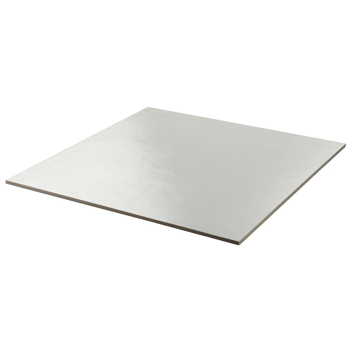 Rethink Plaster White Matte Porcelain Tile - 24x24, Made in Italy