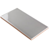 Vector Gris Gray 4x8 Polished Ceramic Subway Tile
