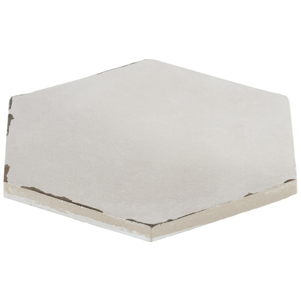 Sasha Hex Taupe Beige 6" Hexagon Matte Porcelain Tile