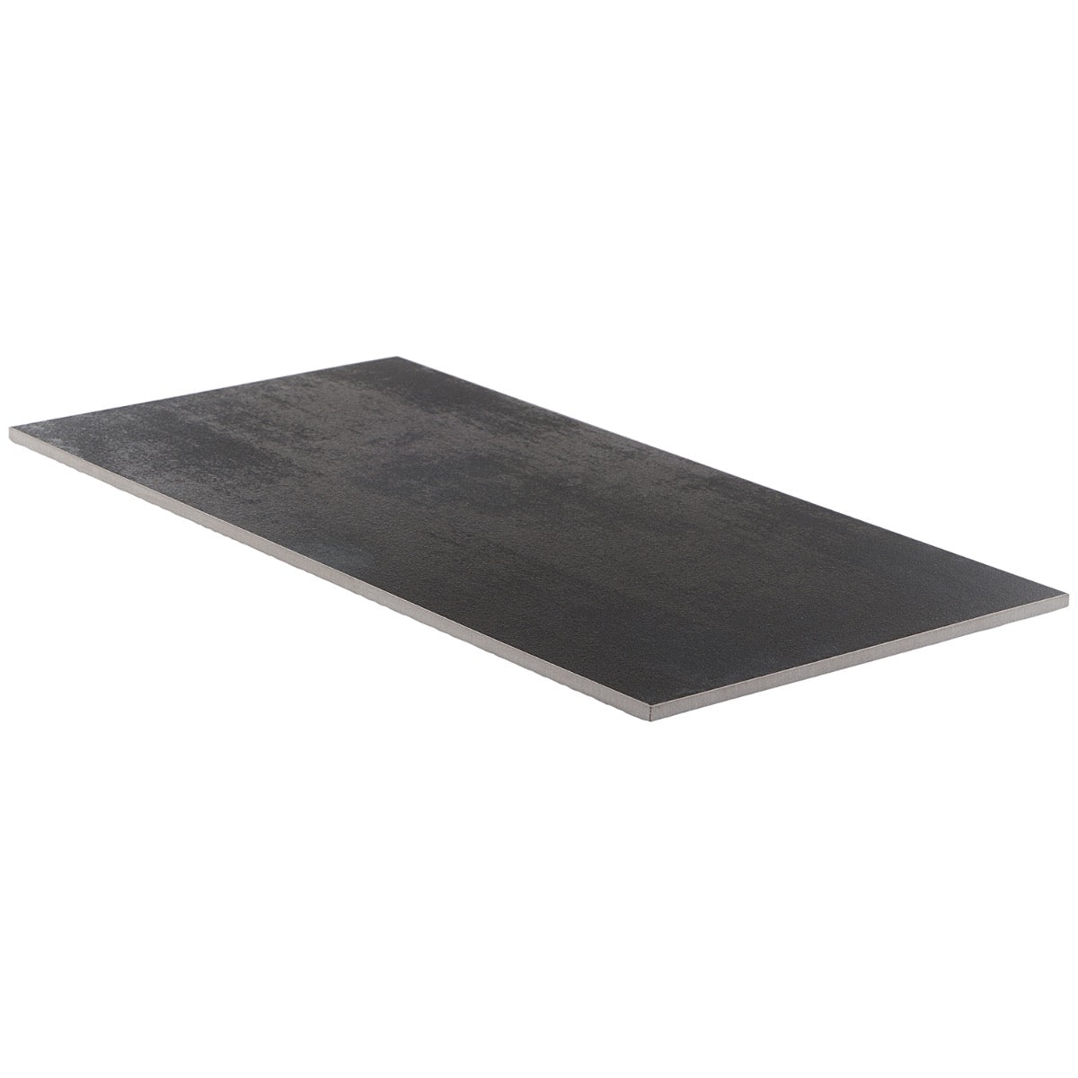 Hewlett Black Matte Porcelain Tile 12x24 - Lux Tile