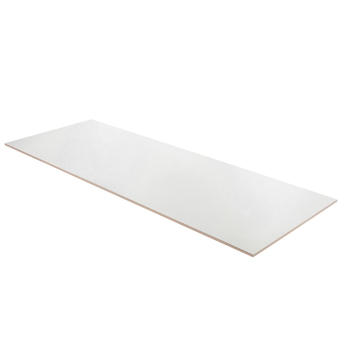 Plaster Chalk White Matte Ceramic Tile 18x48 - Lux Tile