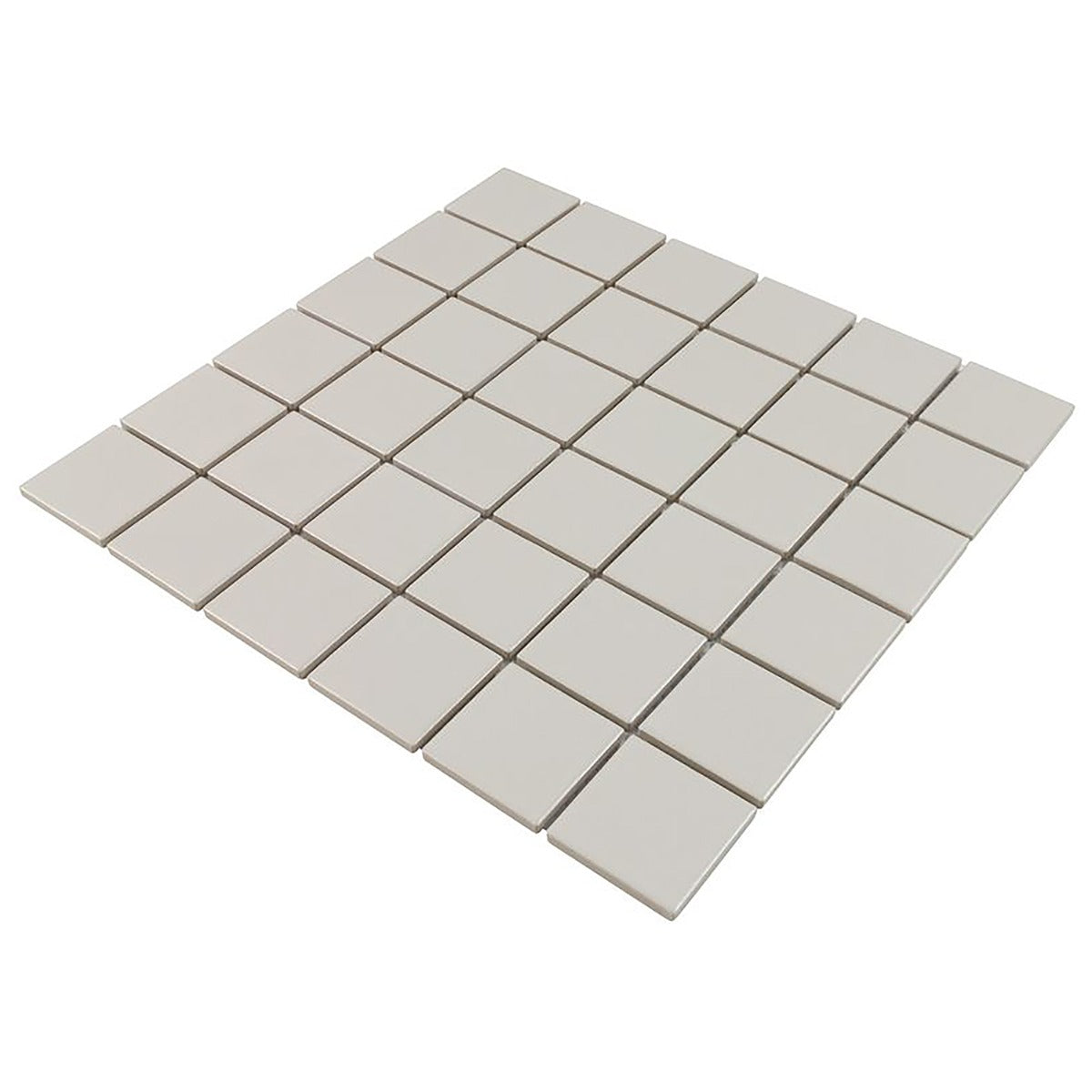 Serenity Taupe Gray 2x2 Matte Porcelain Mosaic Tile - Lux Tile