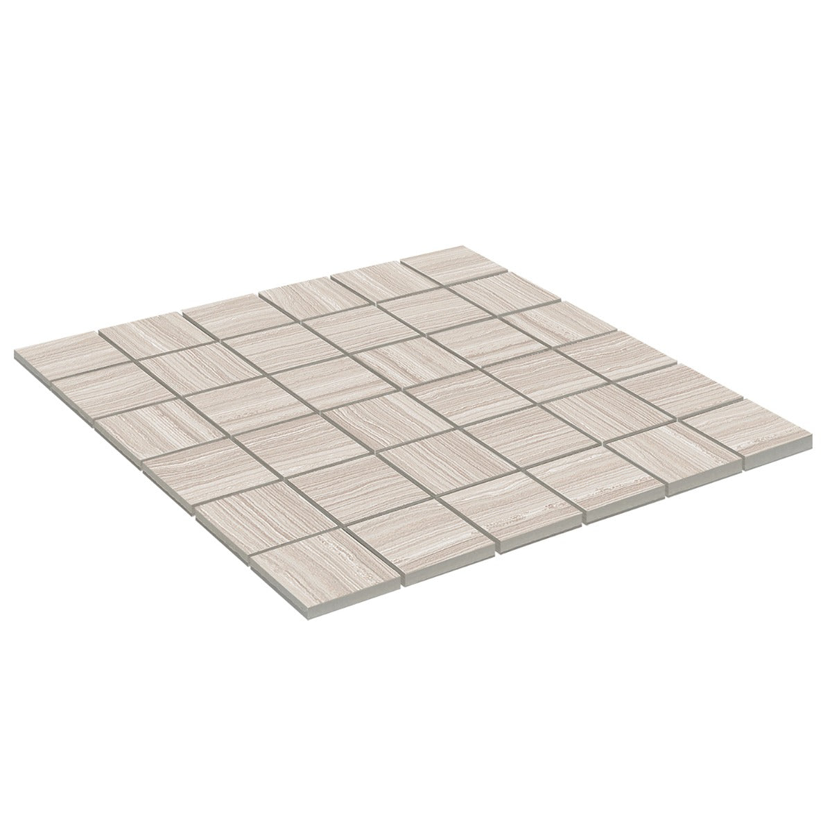 Miles Classic Tan 2x2 Matte Porcelain Mosaic Tile - Lux Tile