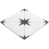 Tau Blanco White 9x9 Matte Porcelain Tile by Lux Tile