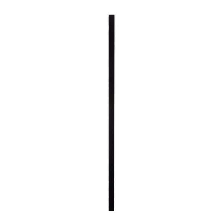 Deckorators 26 in. x .75 in. Satin Black Aluminum Square-Shaped Estate Baluster (100-Pack)