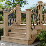 Deckorators 32-1/4 in. x 1 in. Satin Black Aluminum Baroque Baluster (60-Pack)