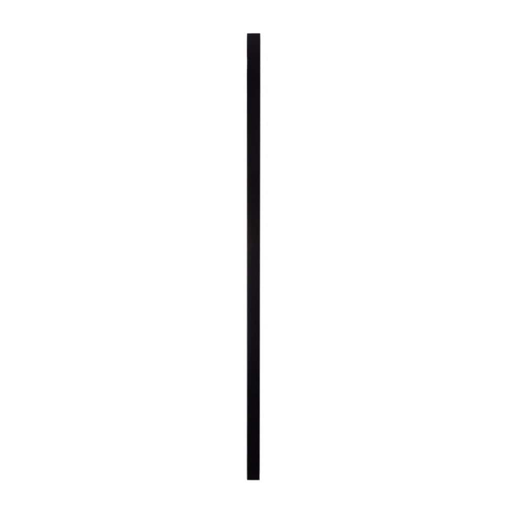 Deckorators 29 in. x .75 in. Satin Black Aluminum Square-Shaped Estate Baluster (10-Pack)