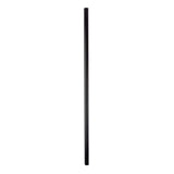 Deckorators 3/4 in. x 3/4 in. x 40 in. Satin Black Aluminum Round Classic Baluster (10-Pack)