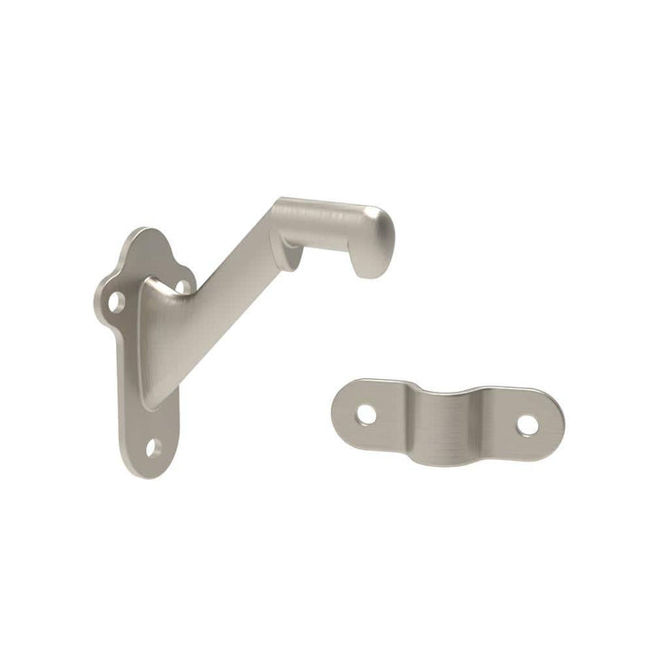 HICKORY HARDWARE Hand Rail Brackets Collection Handrail Bracket Heavy-Duty 2-13/16 in. Satin Nickel Finish (15-Pack)