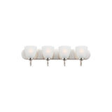 Maxim Lighting Axis 4-Light Strip Satin Nickel Bath Vanity Light