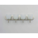 Maxim Lighting Axis 4-Light Strip Satin Nickel Bath Vanity Light