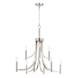 Maxim Lighting Lyndon 9-Light Satin Nickel Chandelier